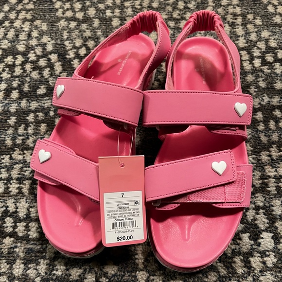 STONEY CLOVER LANE X TARGET 2 Strap Sandal, Pink, NWT, size 7 - Picture 5 of 8